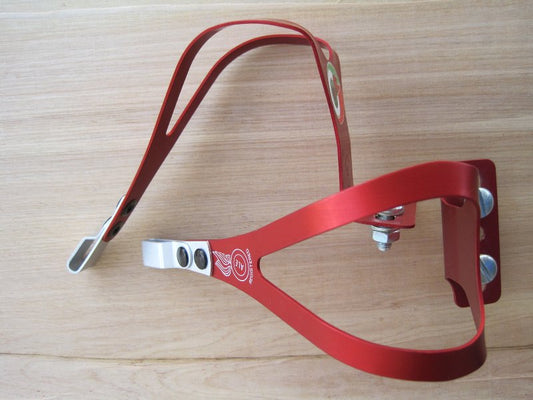 #97 Alloy Toe Clip Red - Medium