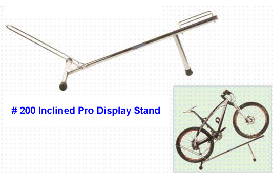 #200 Inclined Single Bike Display Stand