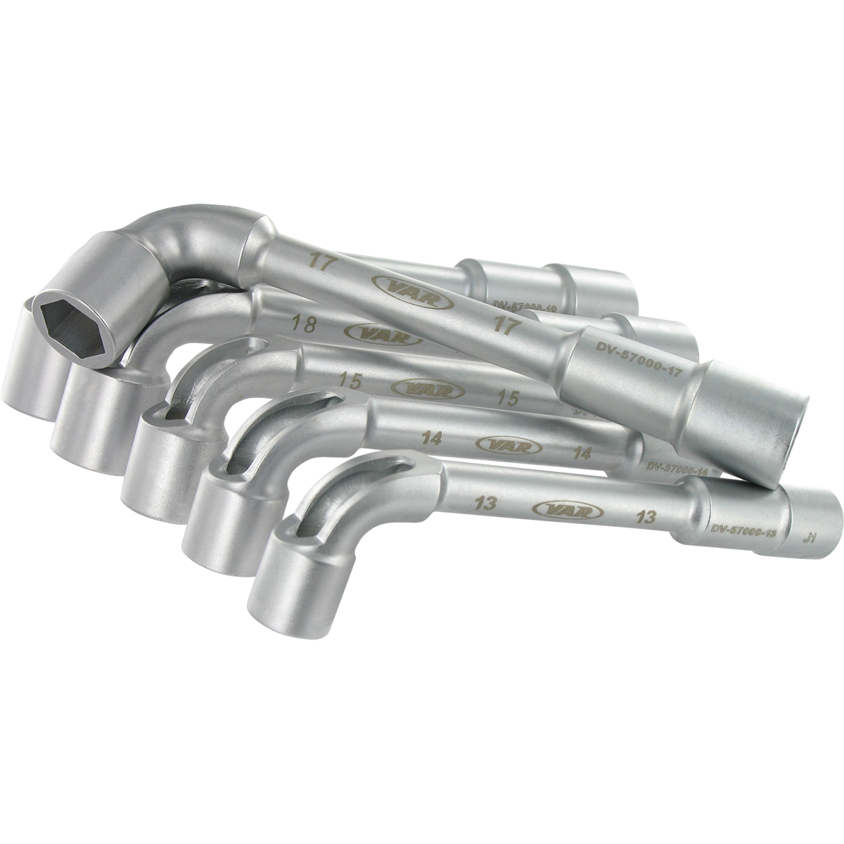 DV-57000 Set of 6 Angled Open Socket Wrenches