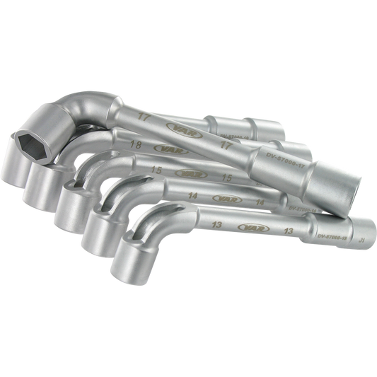 DV-57000 Set of 6 Angled Open Socket Wrenches