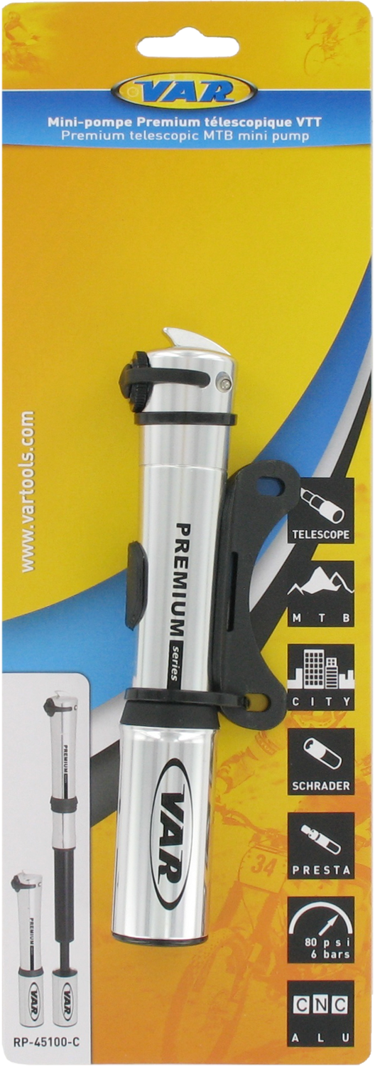 Preimum Telescopic CNC MTB/City Bike Mini-pump