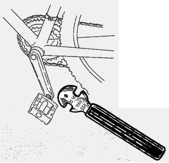 Combination Pedal Wrench 15/14mm